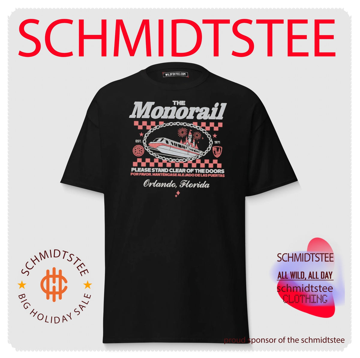 The Monorail please stand clear of the doors shirt