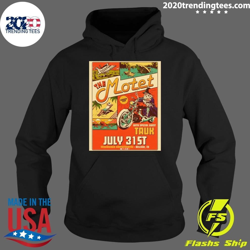The Motet With Special Guest Tauk In Mishawaka Amphitheatre Bellvue CO On July 31st 2026 Tour Shirt