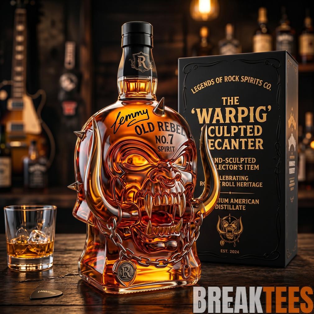 The Motörhead ‘The Warpig’ Whiskey Bottle
