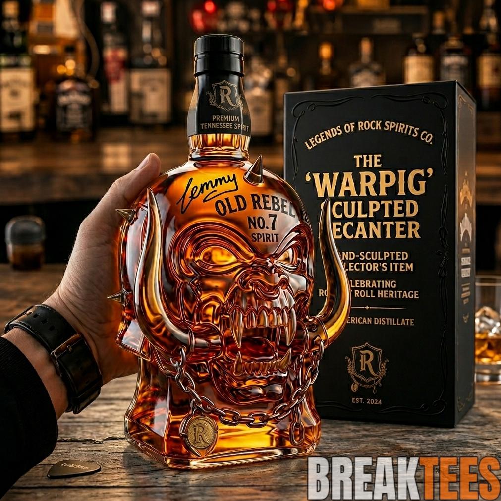 The Motörhead ‘The Warpig’ Whiskey Bottle