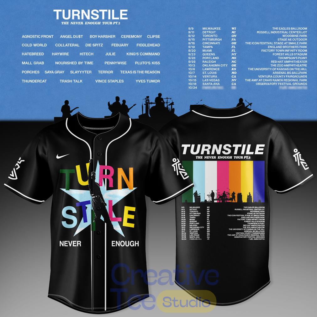 The Never Enough Tour Pt. 2 Baseball Jersey