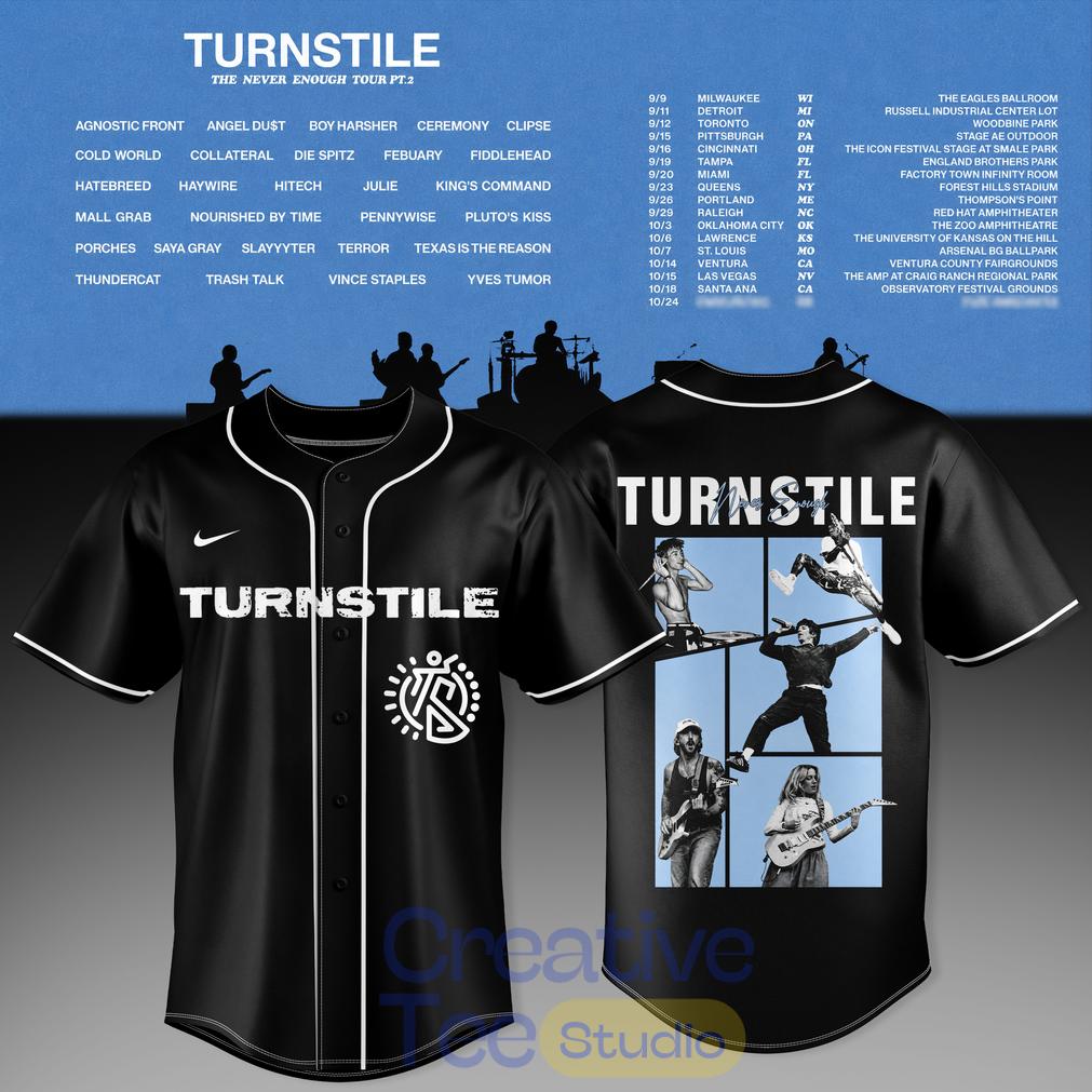 The Never Enough Tour Pt. 2 Baseball Jersey