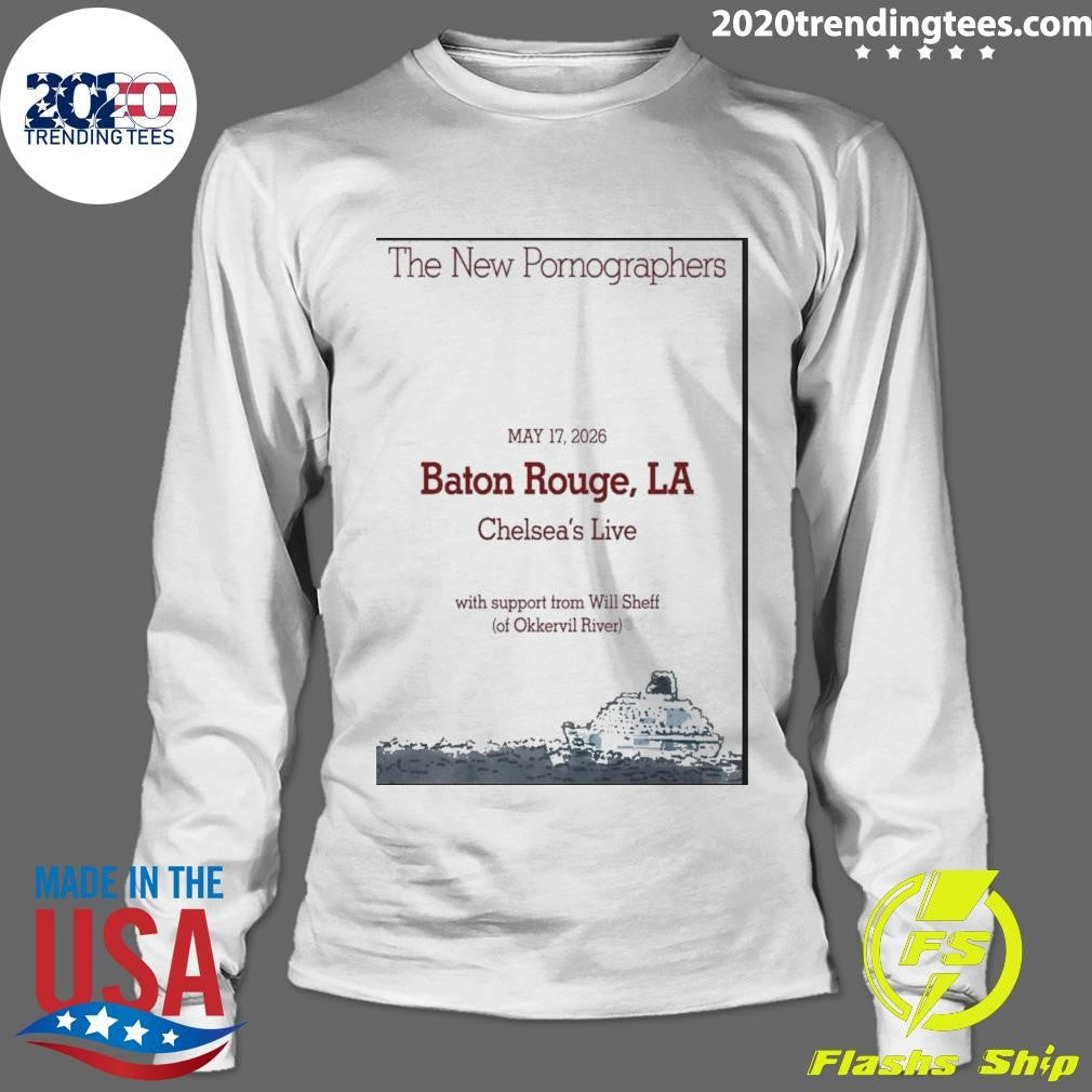 The New Pornographers Baton Rouge May 17 2026 Poster Shirt