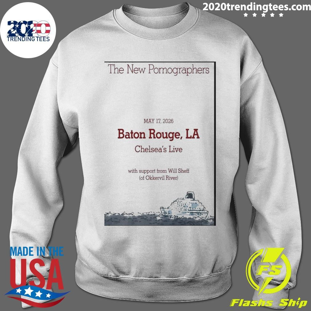 The New Pornographers Baton Rouge May 17 2026 Poster Shirt