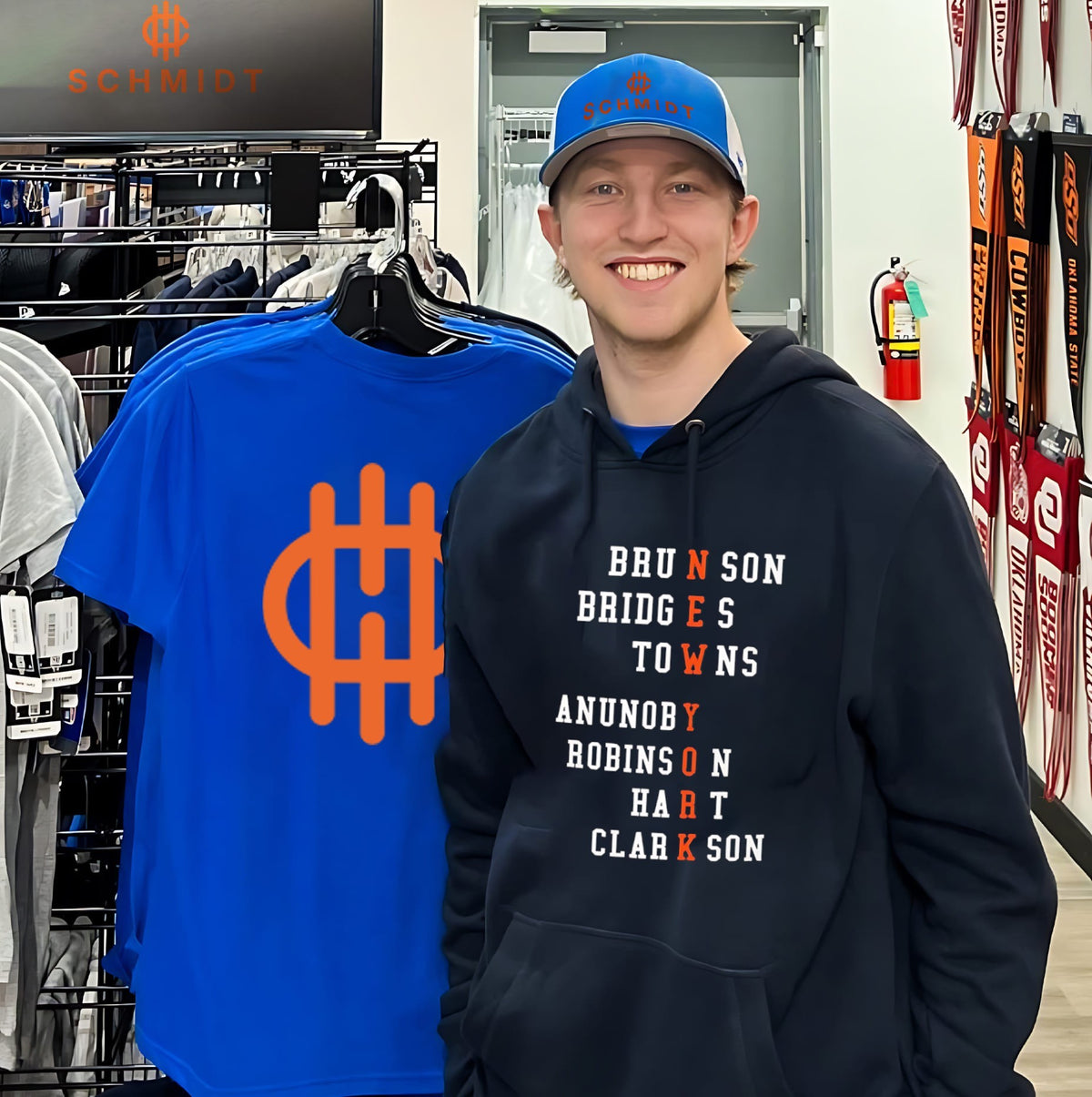 The New York Core Brunson Bridgers Towns player name shirt