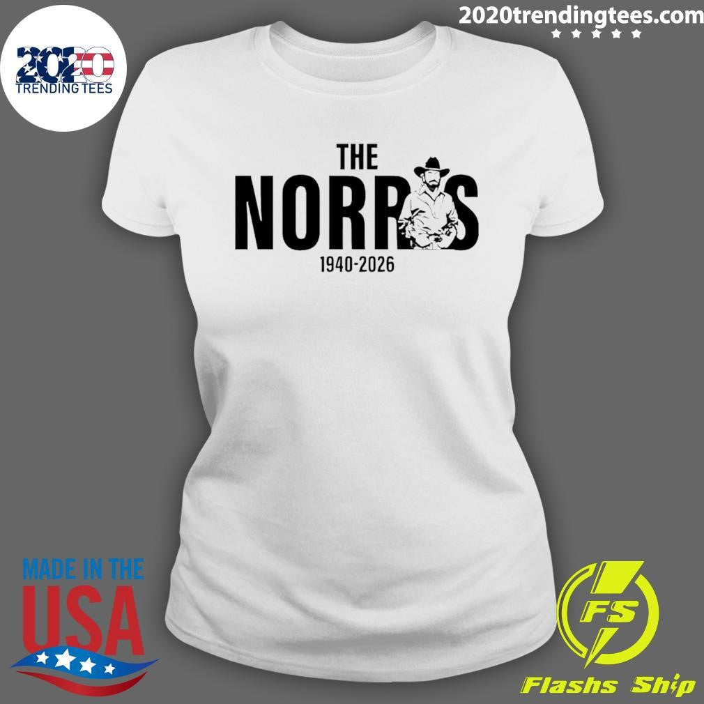 The Norris 1940-2026 Legend Portrait Chuck Norris Shirt