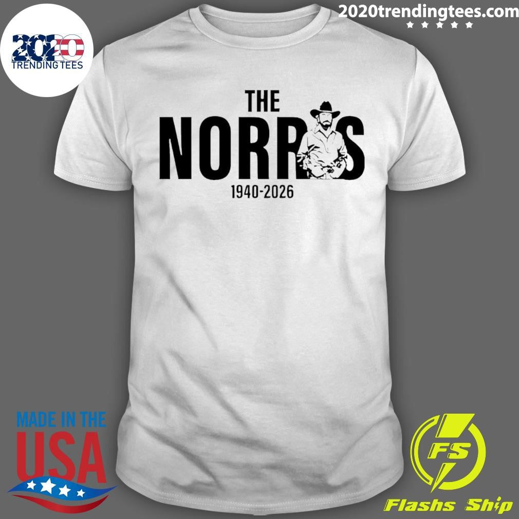The Norris 1940-2026 Legend Portrait Chuck Norris Shirt