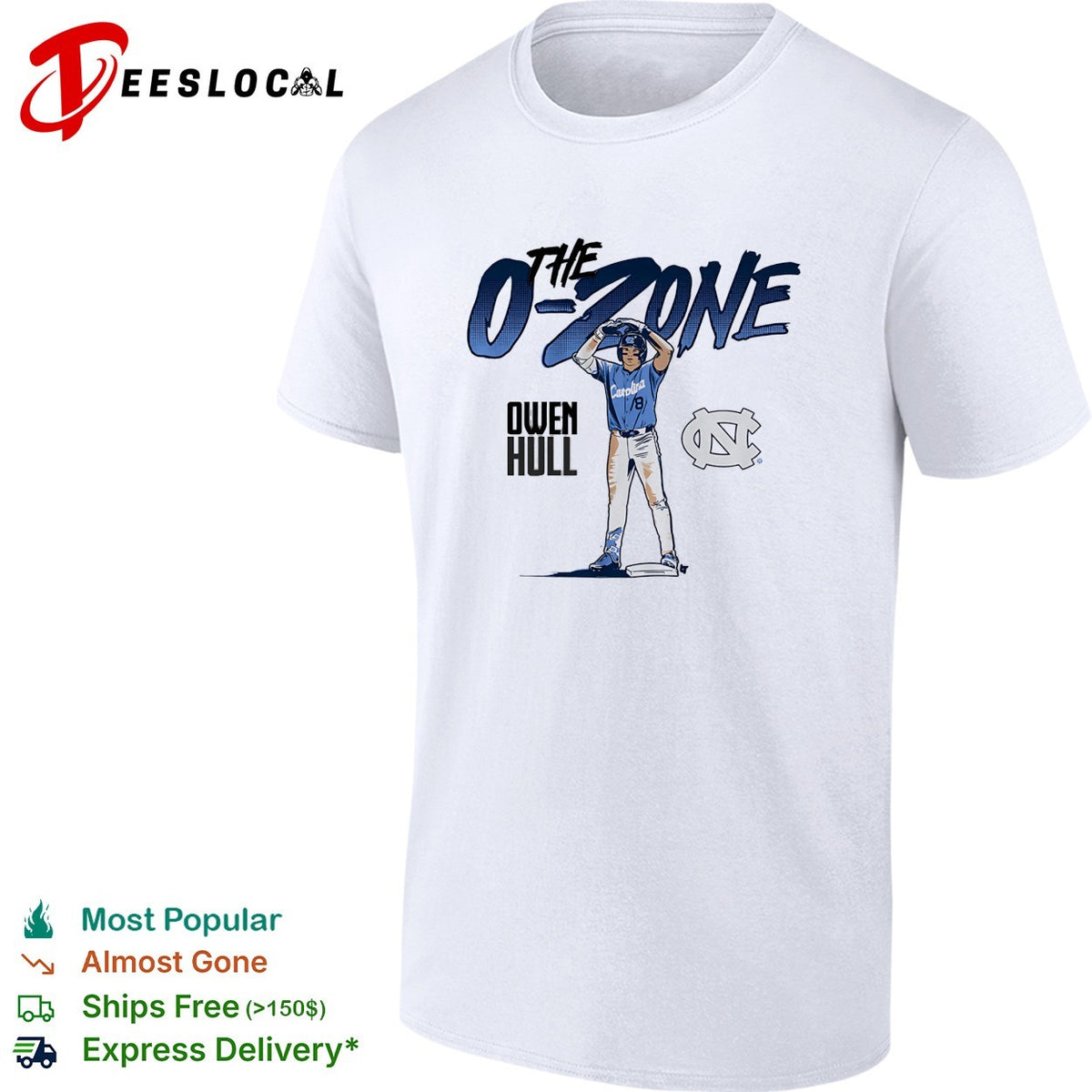 The O Zone Owen Hull North Carolina Tar Heels basketball player shirt