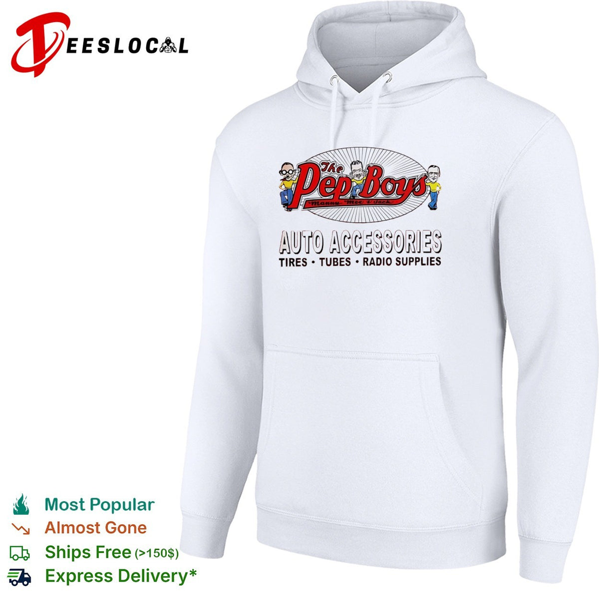 The Pep Boys Manny Moe and Jack Auto Accessories Tires Tubes Radio Supplies shirt