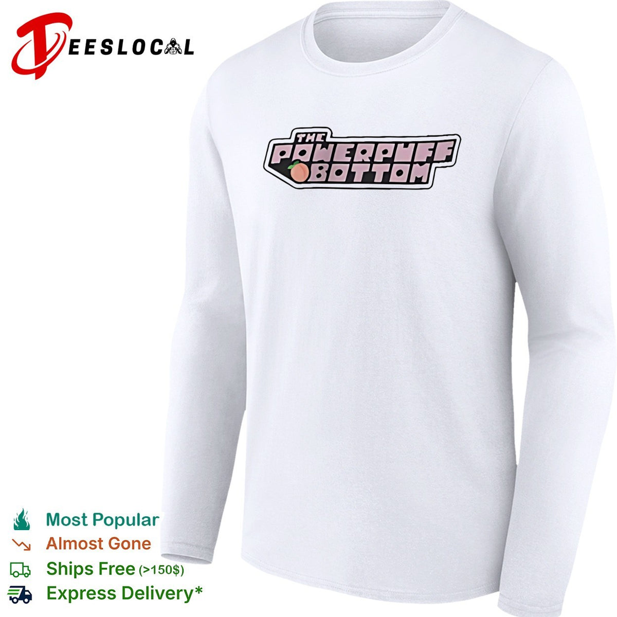 The Power Puff Bottom Gender retro logo shirt