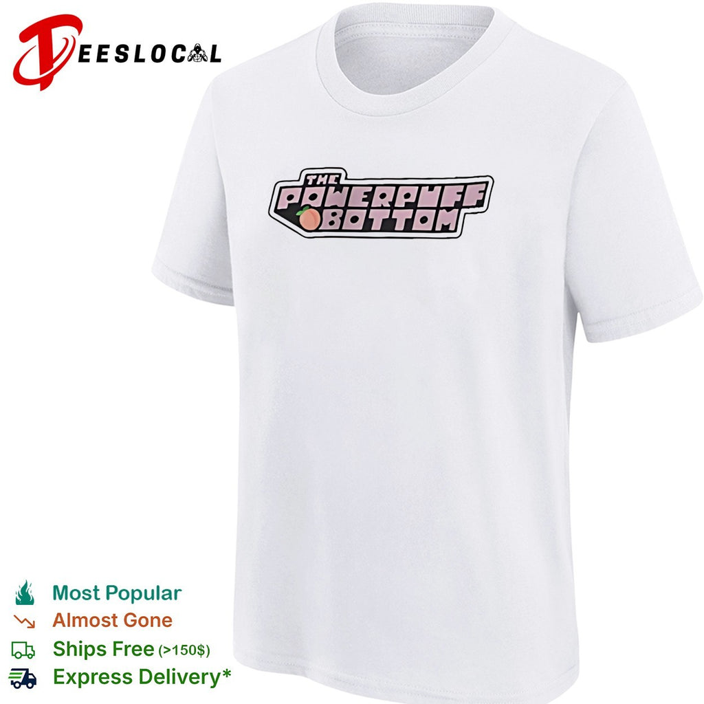 The Power Puff Bottom Gender retro logo shirt