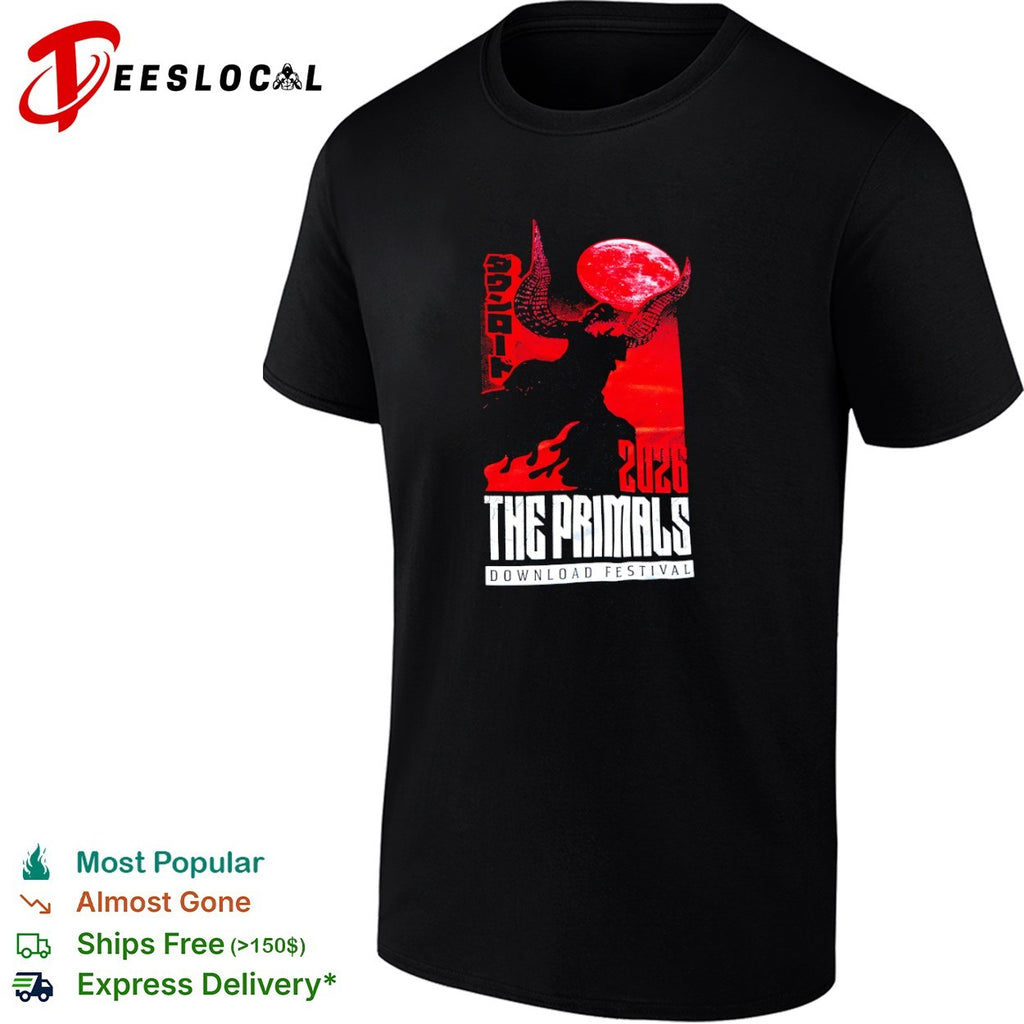 The Primals Download Festival 2026 Ifrit Final Fantasy XIV Japan Red Moon shirt