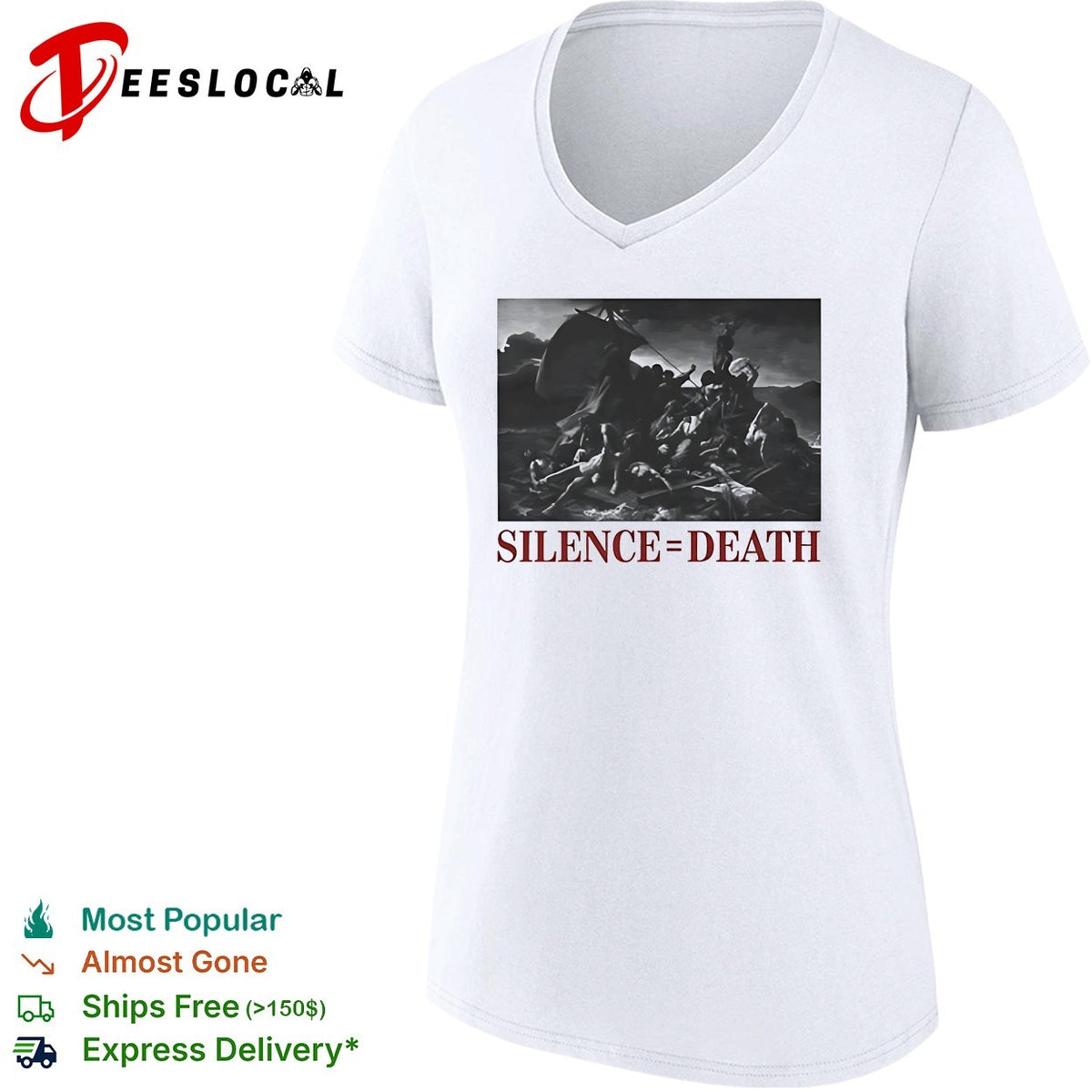 The Raft of the Medusa Silence equal Death shirt