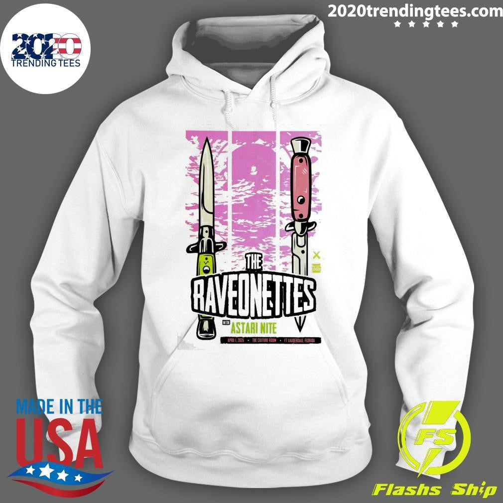 The Raveonettes April 1 2026 Culture Room Fort Lauderdale, FL Shirt