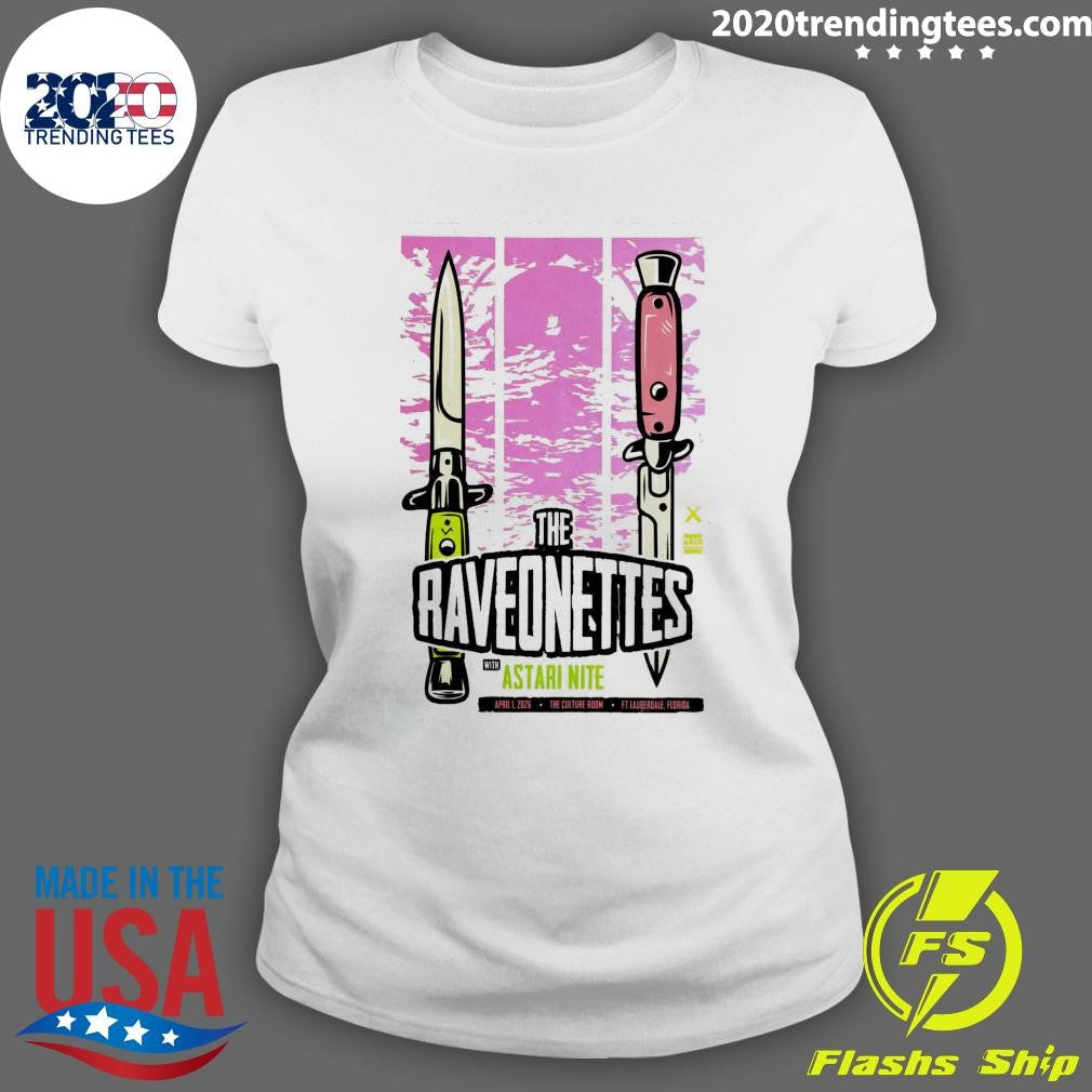 The Raveonettes April 1 2026 Culture Room Fort Lauderdale, FL Shirt