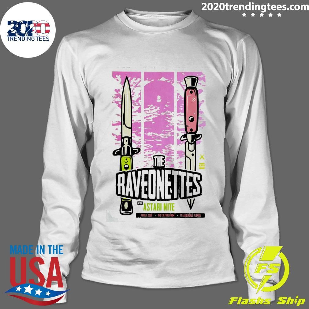 The Raveonettes April 1 2026 Culture Room Fort Lauderdale, FL Shirt