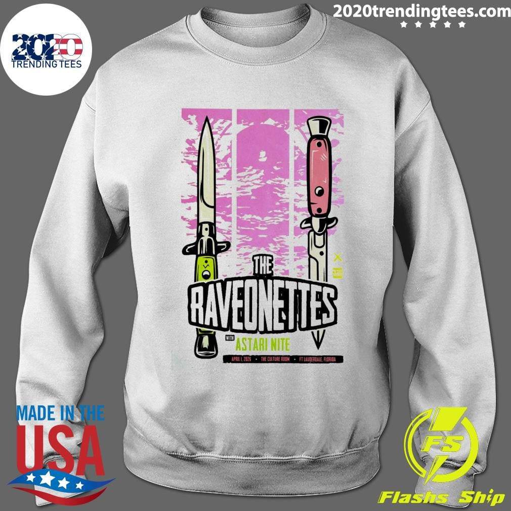 The Raveonettes April 1 2026 Culture Room Fort Lauderdale, FL Shirt