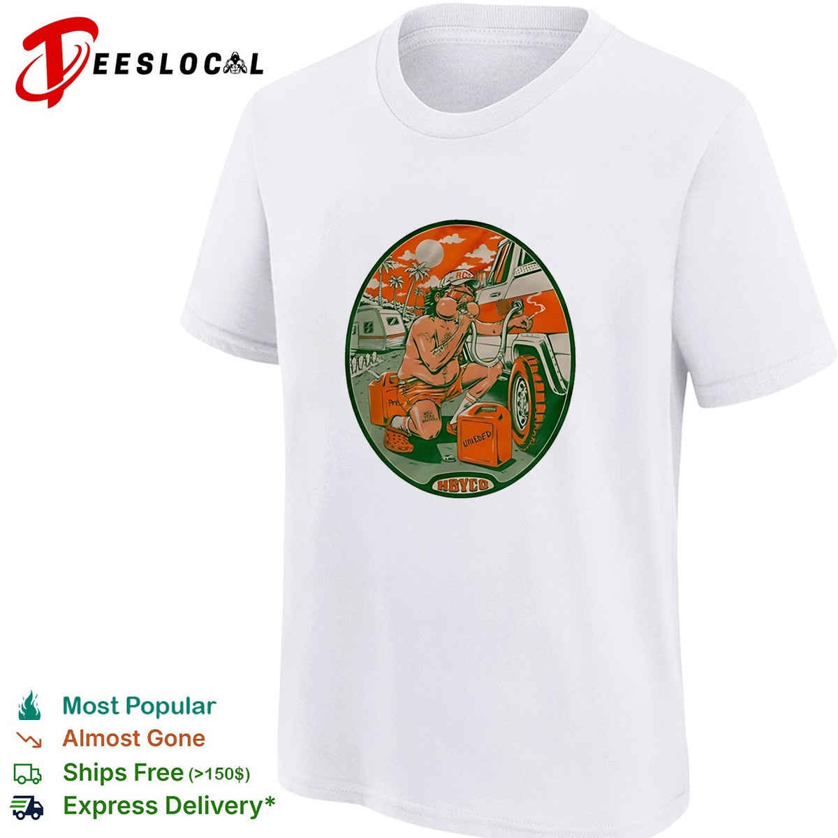 The Red Clay Strays x Soundwaves Creative Hollywood Florida 2026 elipse shape shirt