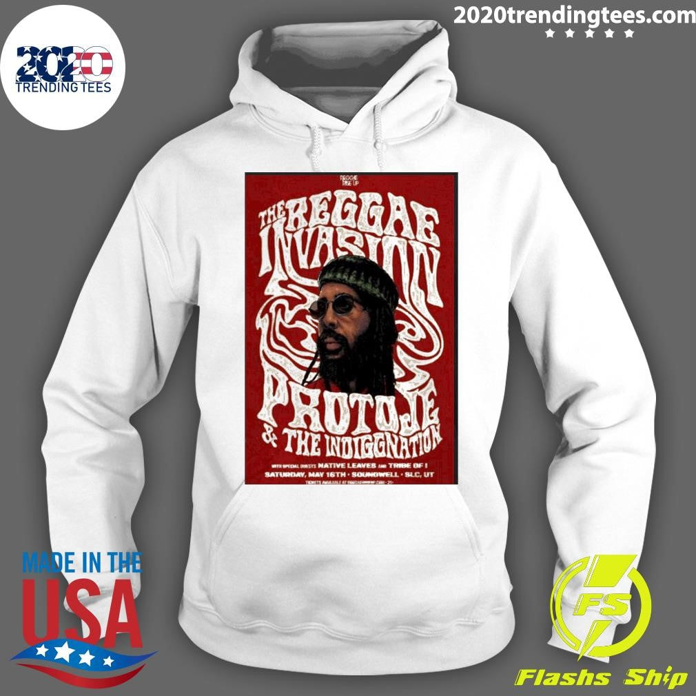 The Reggae Invasion, Protoje And The Indiggnation Salt Lake City May 16 2026 Poster Shirt