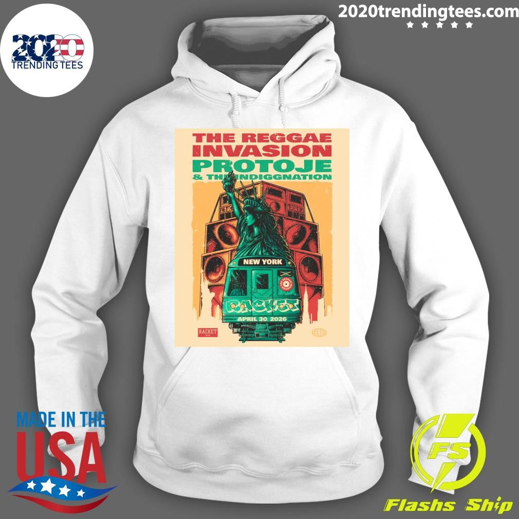 The Reggae Invasion Protoje & The Indiggnation New York Racket April 30. 2026 Shirt