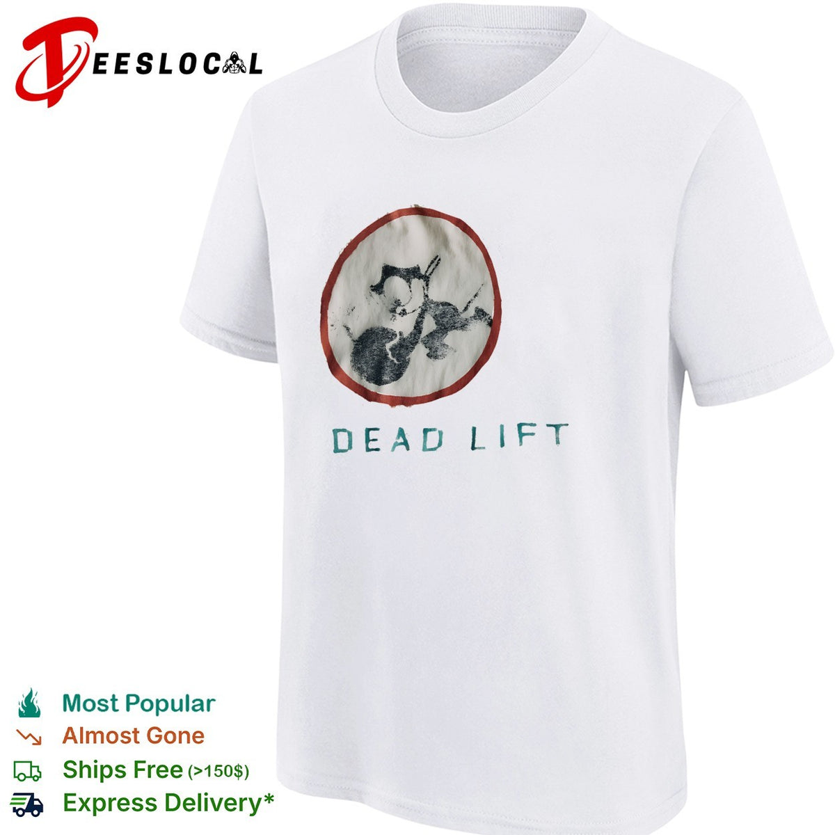 The Runarounds Charlie Cooper Felix The Cat Dead Lift shirt
