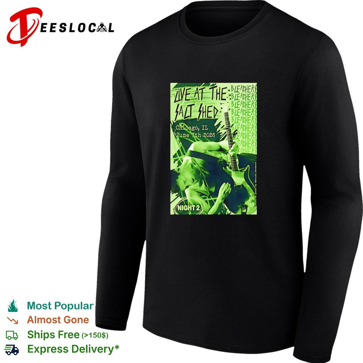 The Salt Shed in Chicago IL June 7th 2026 shirt