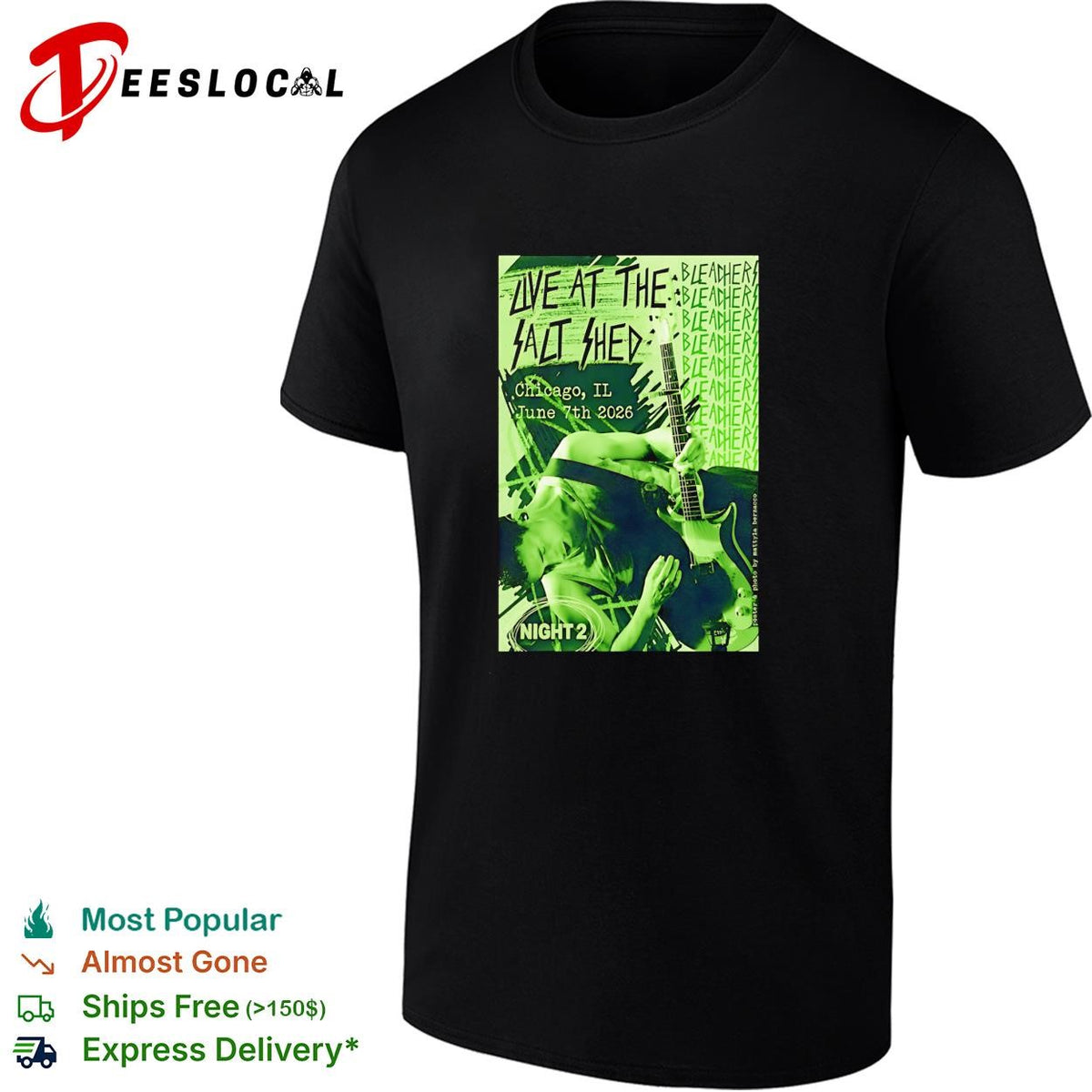 The Salt Shed in Chicago IL June 7th 2026 shirt
