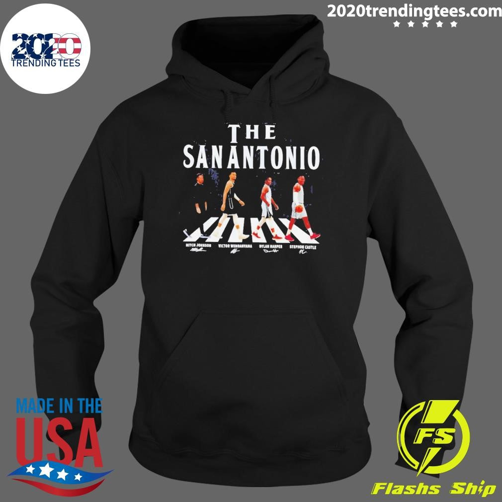 The San Antonio Mitch Johnson Victor Wembanyama Dylan Harper Stephon Castle Abbey Road Shirt