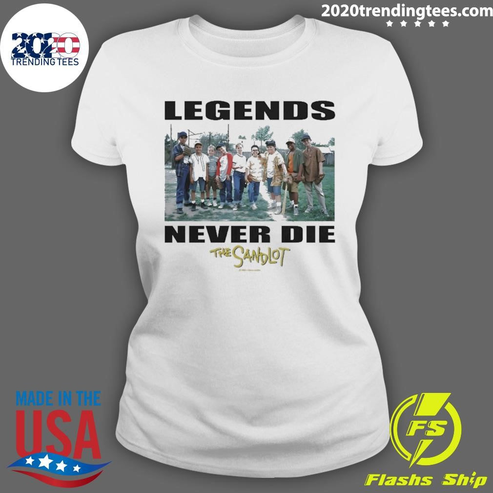 The Sandlot Legends Never Die Photo Shirt