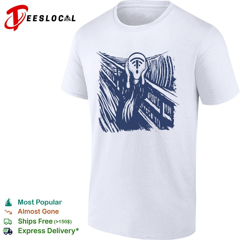The Scream WiFi Signal Error Loss Connection shirt