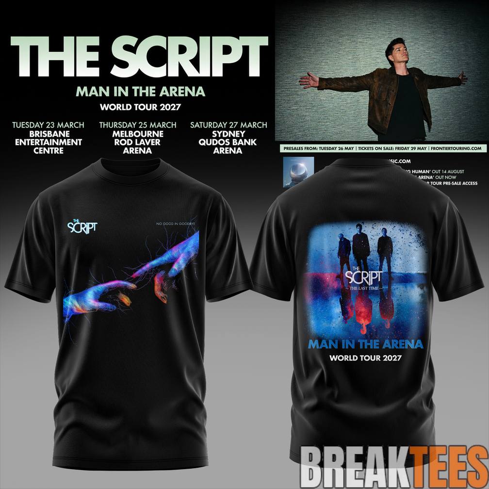 The Script – Man In The Arena Tour 2026 Shirt