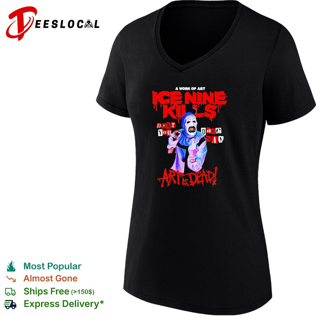 The Silver Scream Welcome To Horrorwood Europe Tour 2026 Art The Clown Don’t You Dare Say Art Is Dead shirt
