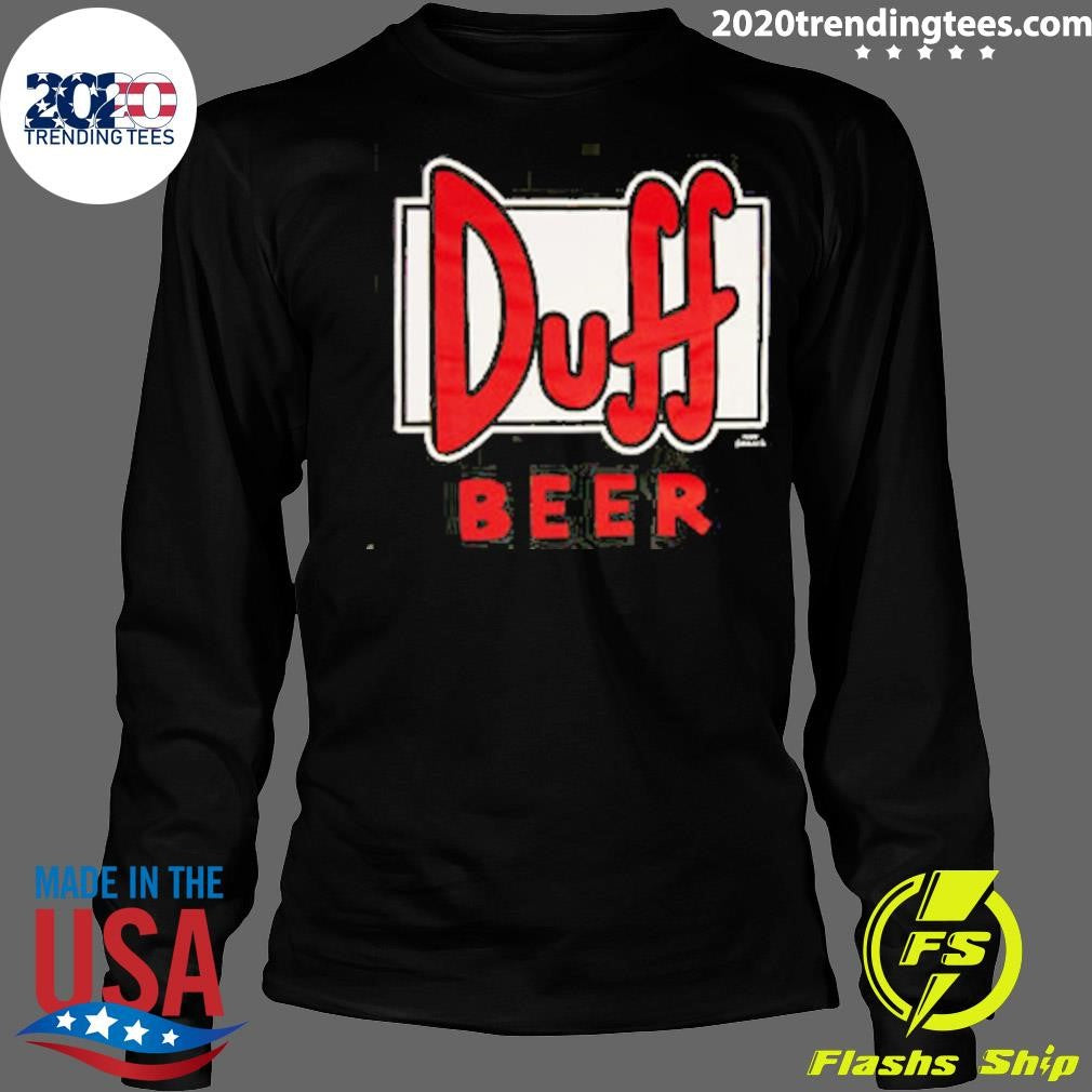 The Simpsons Duff Beer Shirt