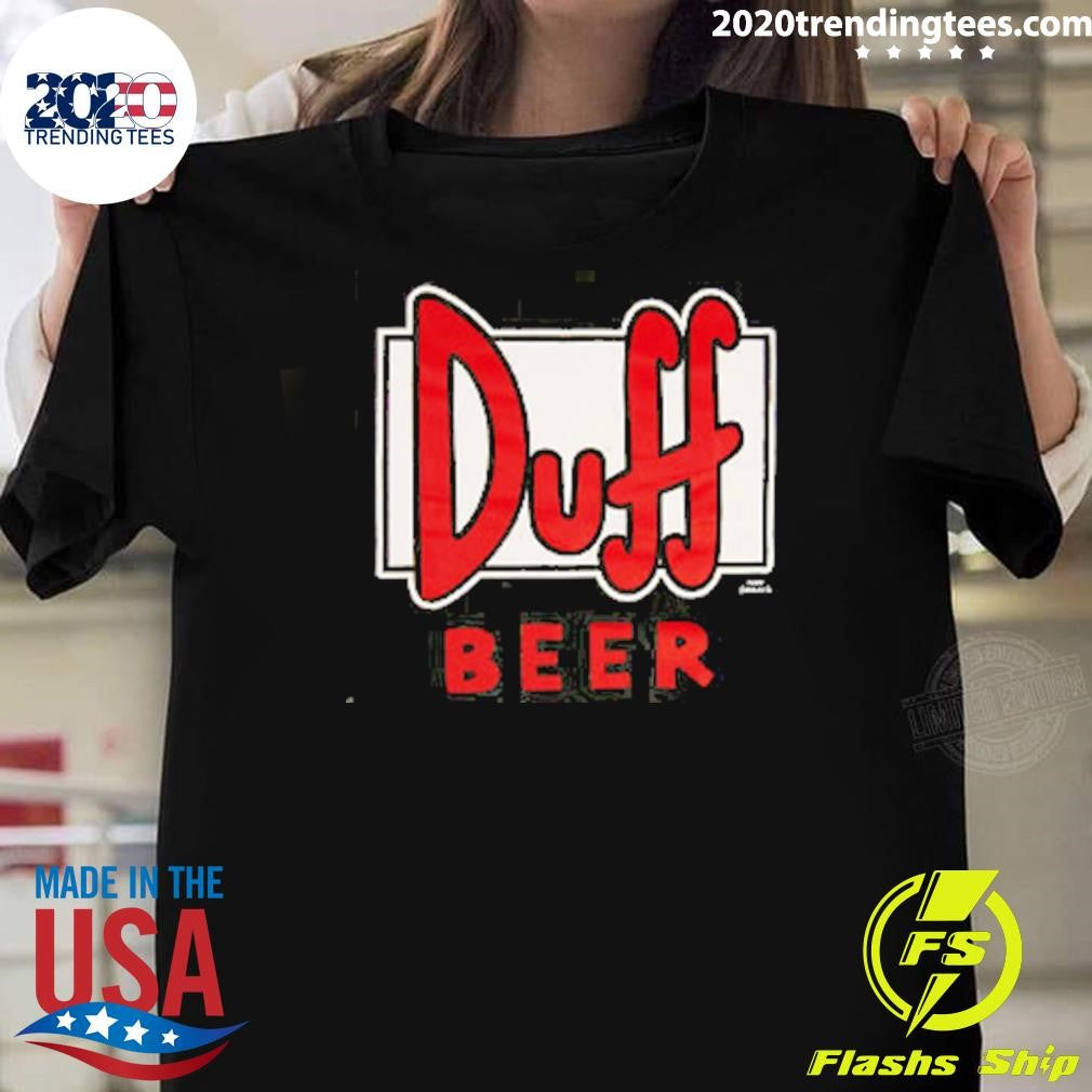 The Simpsons Duff Beer Shirt