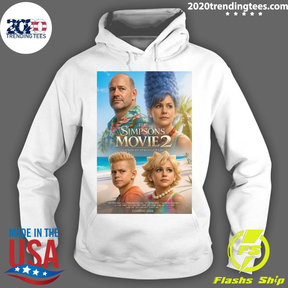 The Simpsons Movie 2 Chaos in Springfield Coming 2026 Shirt