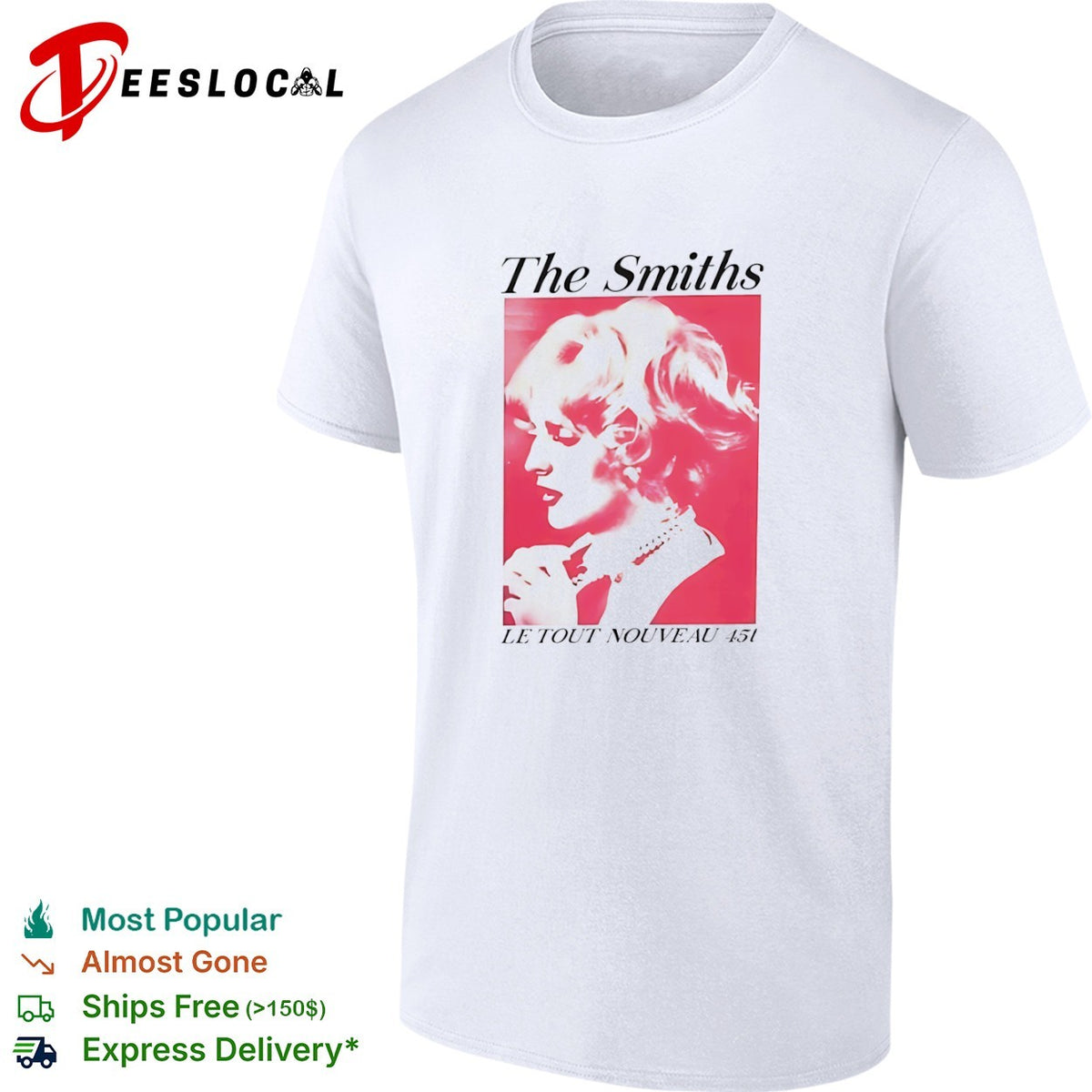The Smiths Le Tout Nouveau 45t Jean Cocteau Portrait shirt