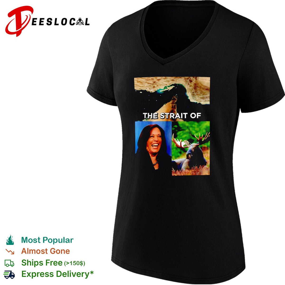 The Strait of Kamala Harris and Moose shirt