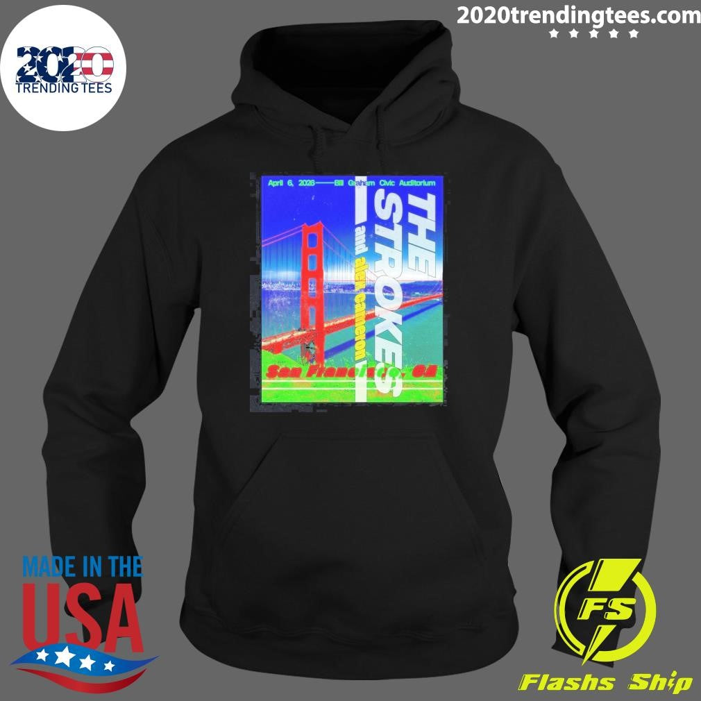 The Strokes At Bill Graham Civic Auditorium On April 6 2026 Shirt
