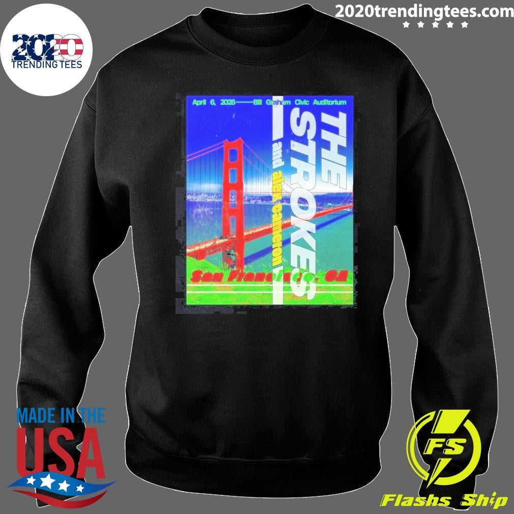 The Strokes At Bill Graham Civic Auditorium On April 6 2026 Shirt