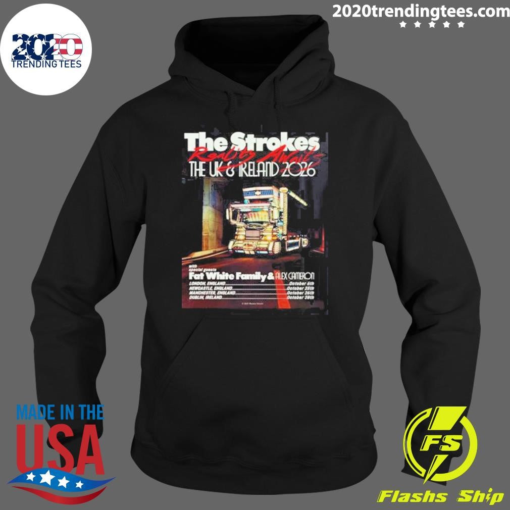The Strokes Reality Awaits The UK And Ireland 2026 Tour Shirt