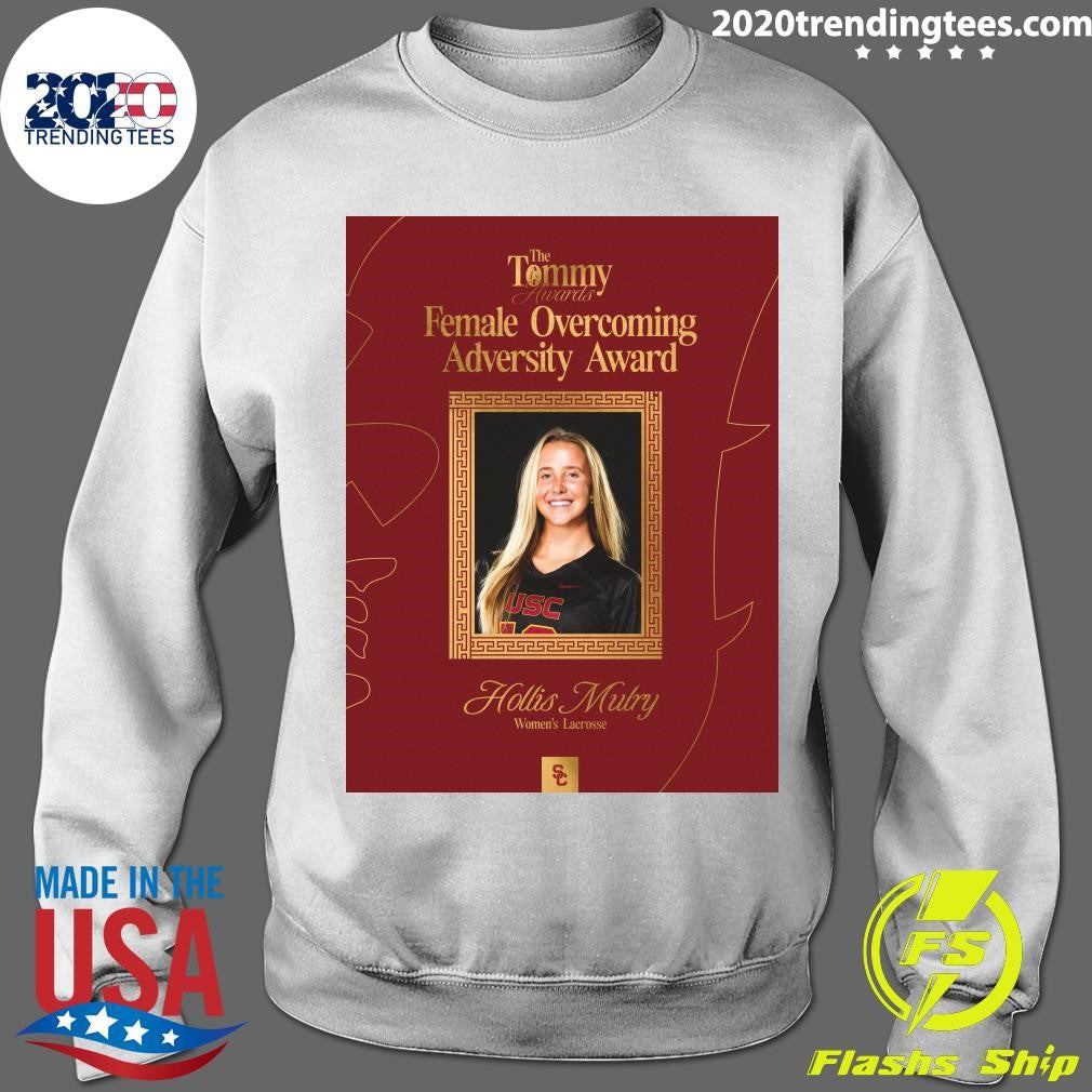 The Tommy Awards Female Overcoming Adversity Award USC Hollis Mutry Women’s Lacrosse Shirt