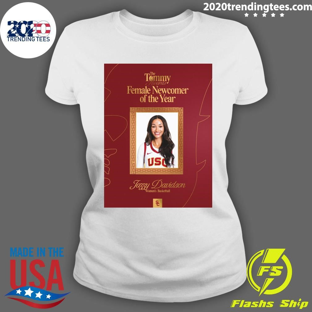The Tommy Awards Male Athlete of the Year Jazzy Davidson Women’s Basketball Shirt