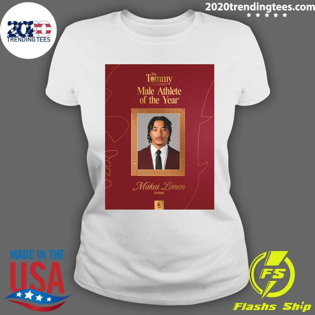 The Tommy Awards Male Athlete of the Year Makai Lemon Football Shirt