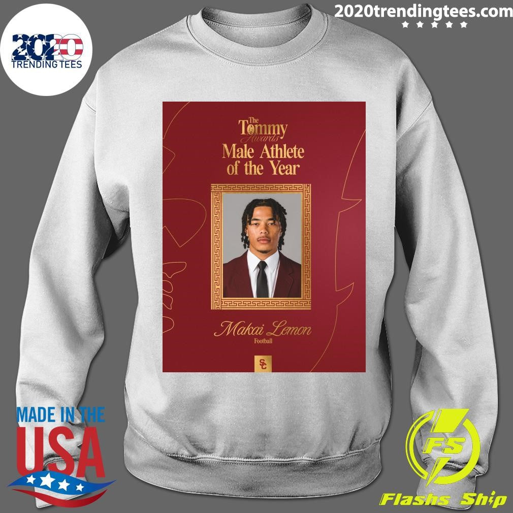 The Tommy Awards Male Athlete of the Year Makai Lemon Football Shirt