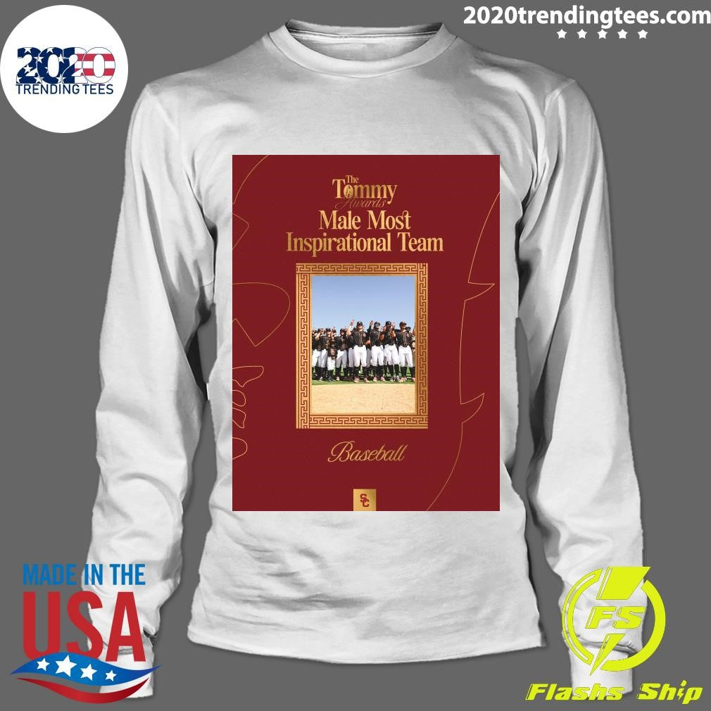 The Tommy Awards Male Most Inspirational Team Baseball Shirt