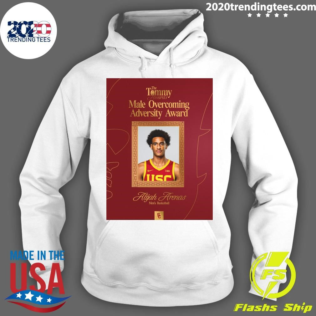 The Tommy Awards Male Overcoming Adversity Award Alijah Arenas Men’s Basketball Shirt