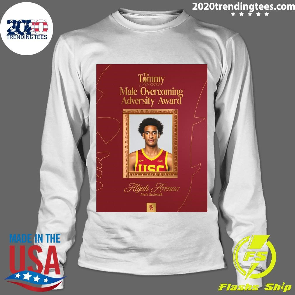 The Tommy Awards Male Overcoming Adversity Award Alijah Arenas Men’s Basketball Shirt
