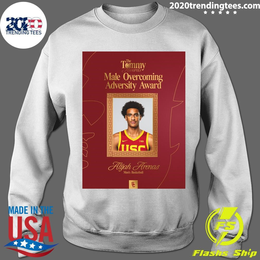 The Tommy Awards Male Overcoming Adversity Award Alijah Arenas Men’s Basketball Shirt