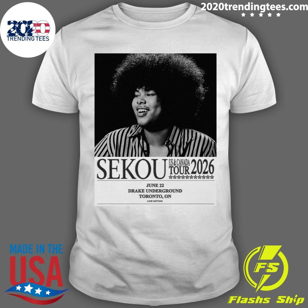 The UK’s Sekou is coming to Drake Underground on June 22, 2026 Shirt
