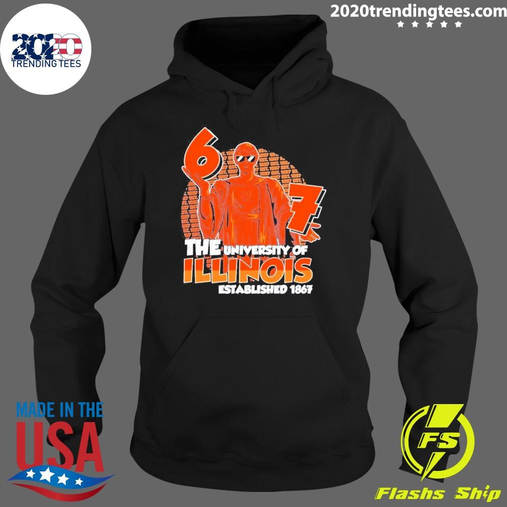 The University Of Illinois Fighting Illini Established 1867 2026 Ncaa Division I Men’s Basketball Shirt